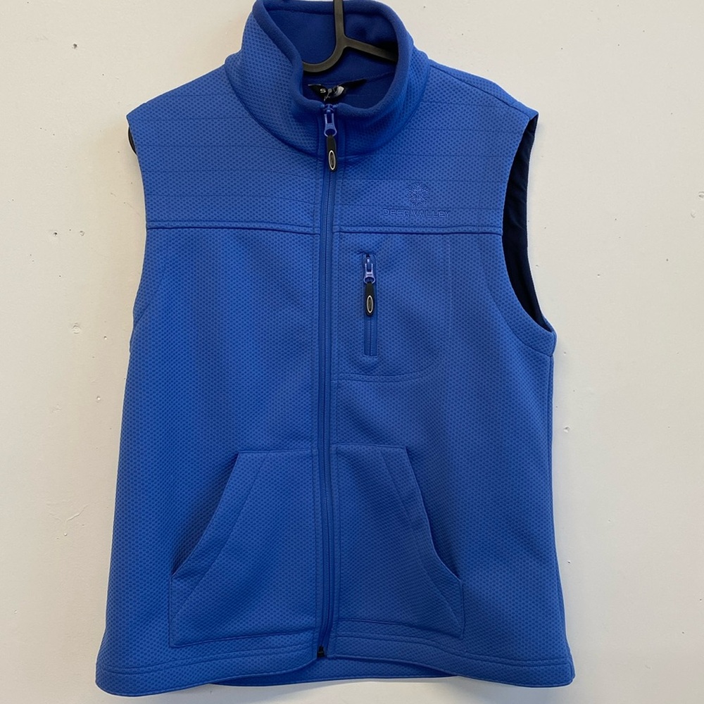NWT Suncruz Women Orbit Vest Blue Deer Valley Ski Resort Utah - size Large